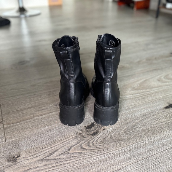 Vegan Combat Boots - W9 - Picture 2 of 4